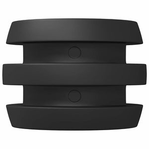 Fotbollsbord Stötfångare 3 x 3 x 2 cm Stång 16 pcs Svart