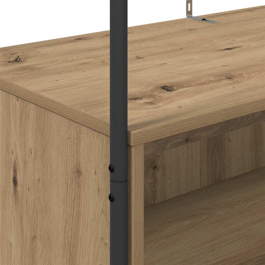 Klädhängare Brun Ek 100 x 44 x 160 cm Konstruerat trä