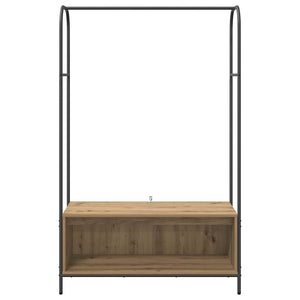 Klädhängare Brun Ek 100 x 44 x 160 cm Konstruerat trä