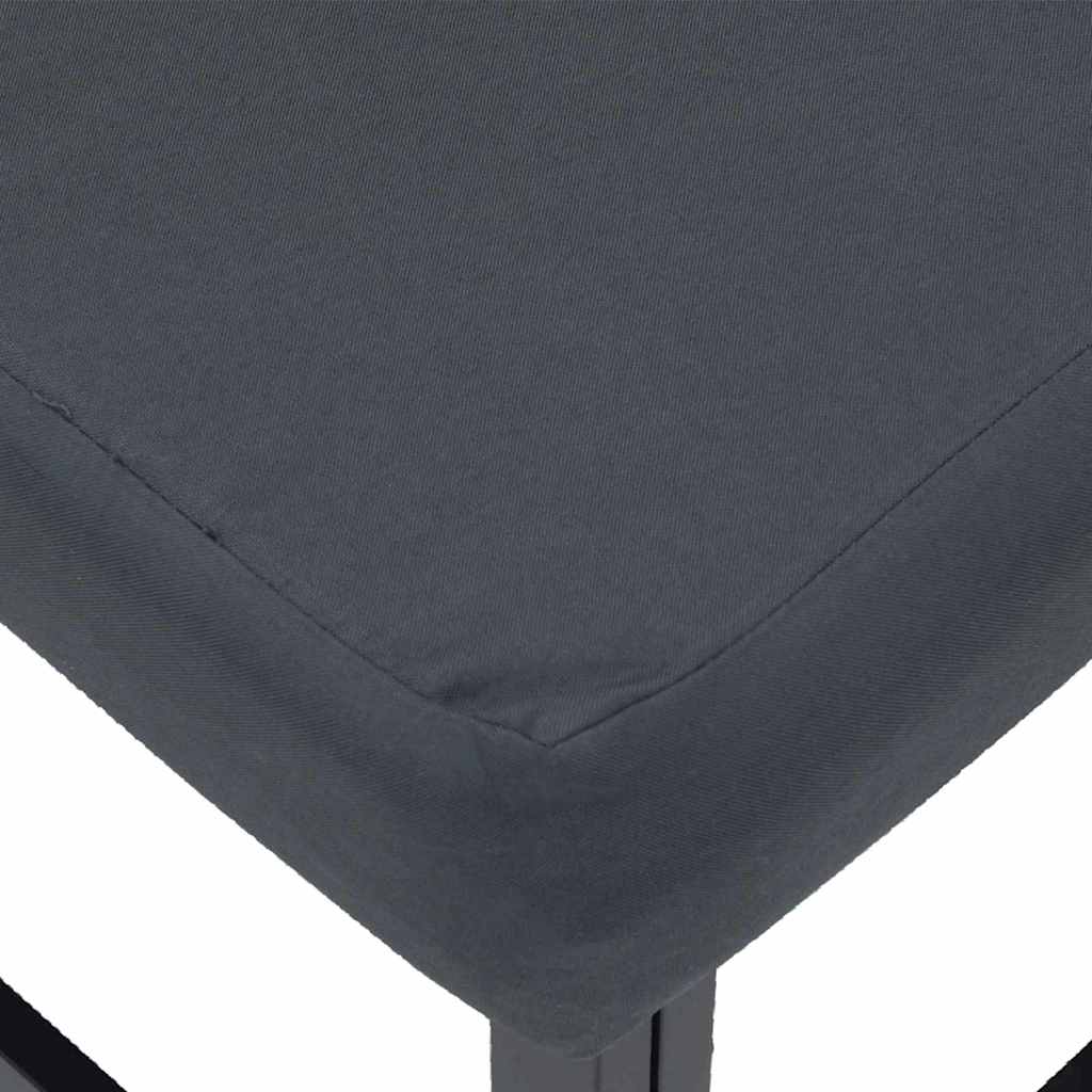 Trädgårdsoffset 3 pcs Svart Metall