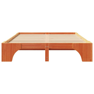 Sängram Vaxbrun 150 x 200 cm Massiv furu