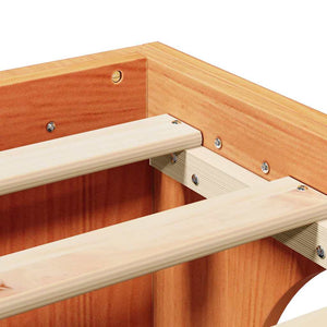 Sängram Vaxbrun 90 x 200 cm Massiv furu