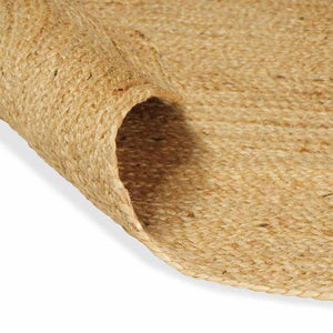 Matta Naturlig och svart 300 x 300 cm Jute