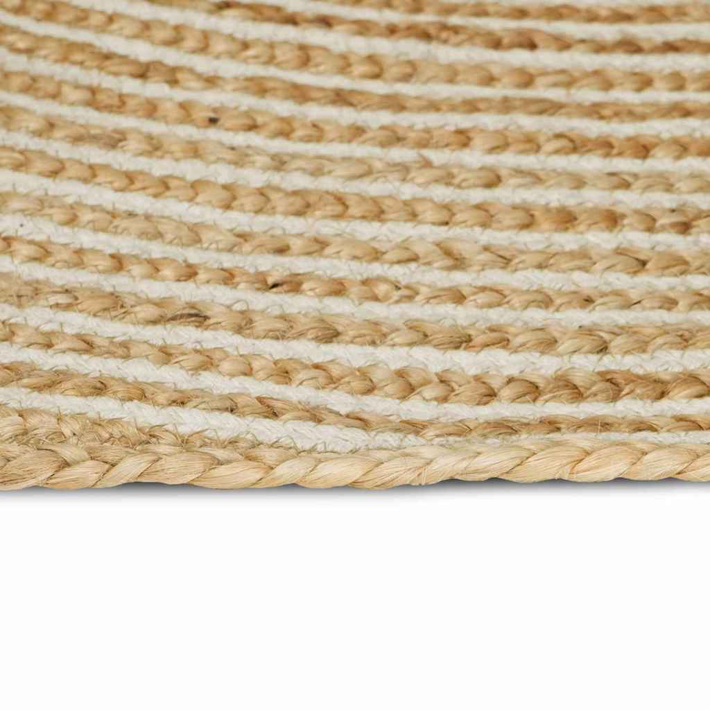 Matta Naturlig och vit 60 x 300 cm Jute