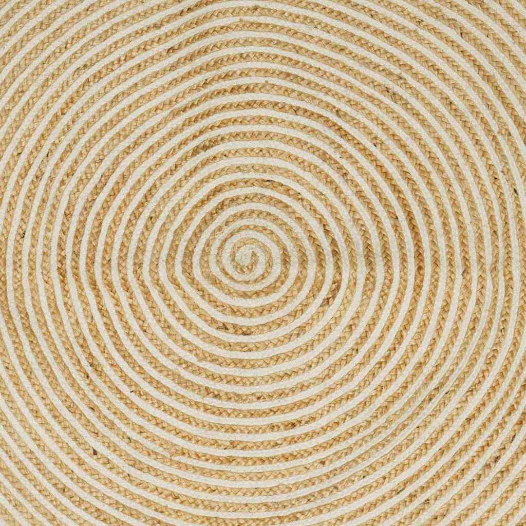 Matta Naturlig och vit 60 x 300 cm Jute