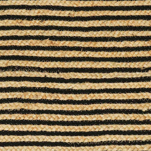 Matta Naturlig och svart 205 x 305 cm Jute