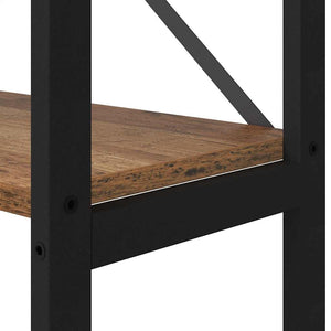 Hyllsystem Gammalt trä 40 x 30 x 189,5 cm Konstruerat trä