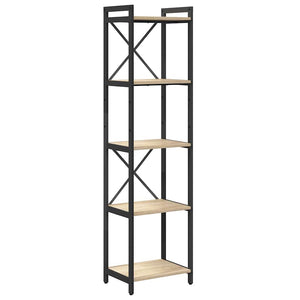 Hyllsystem Sonoma-ek 40 x 30 x 155 cm Konstruerat trä