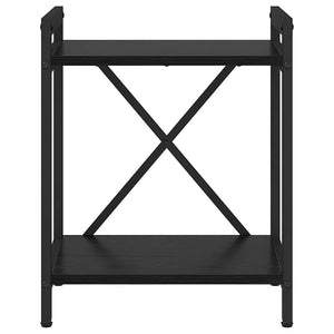 Hyllsystem Svart Ek 40 x 30 x 50 cm Konstruerat trä