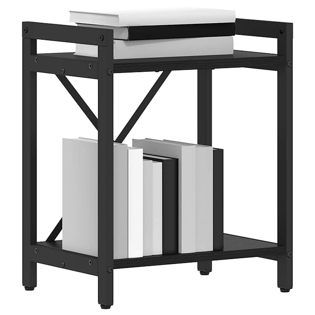 Hyllsystem Svart Ek 40 x 30 x 50 cm Konstruerat trä