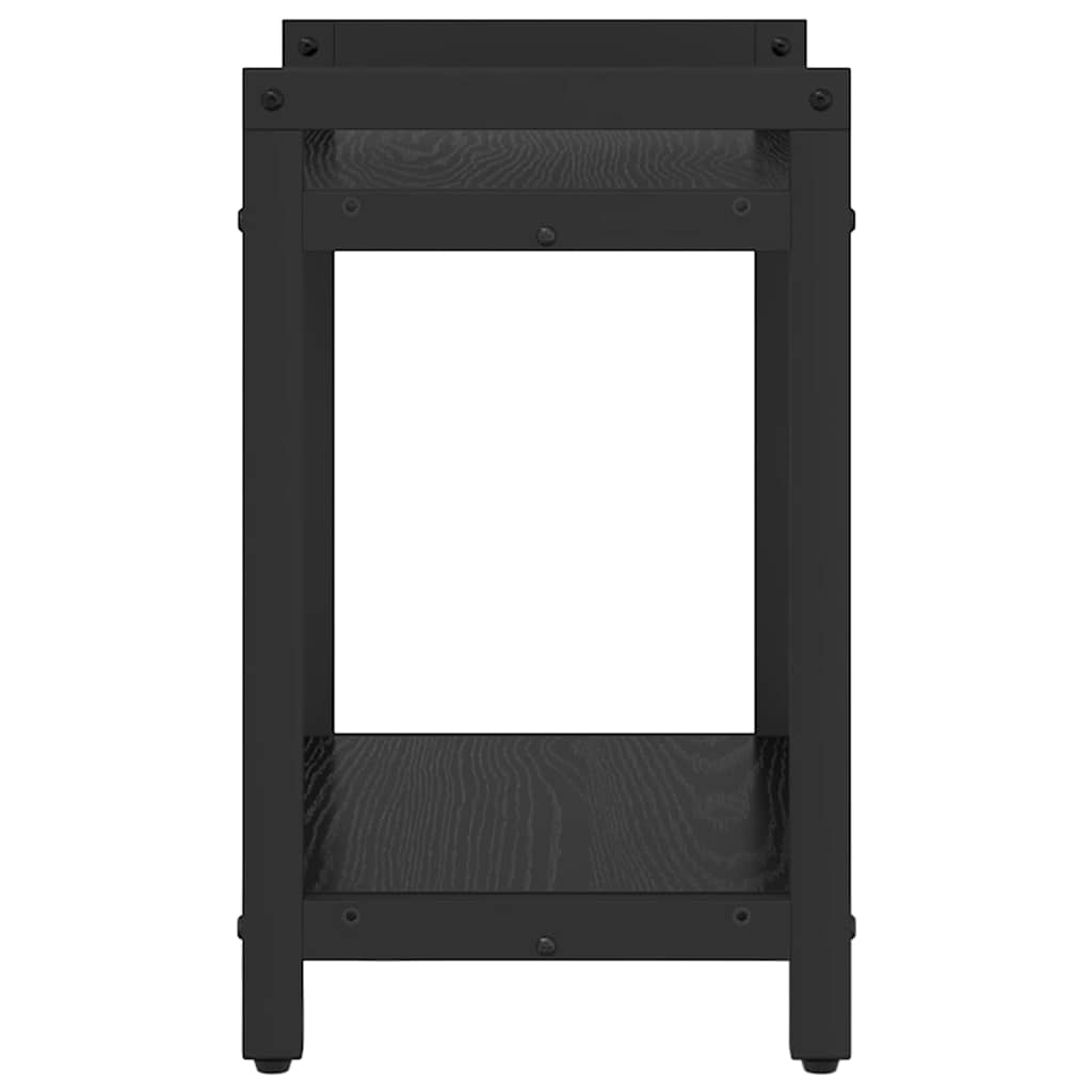 Hyllsystem Svart Ek 40 x 30 x 50 cm Konstruerat trä