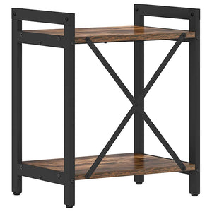 Bokhylla Rökfärgad ek 40 x 30 x 48.5 cm Konstruerat trä