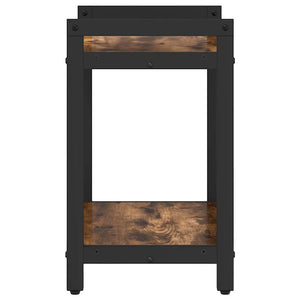 Bokhylla Rökfärgad ek 40 x 30 x 48.5 cm Konstruerat trä