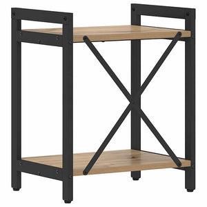 Bokhylla artisan ek 40 x 30 x 48.5 cm Konstruerat trä