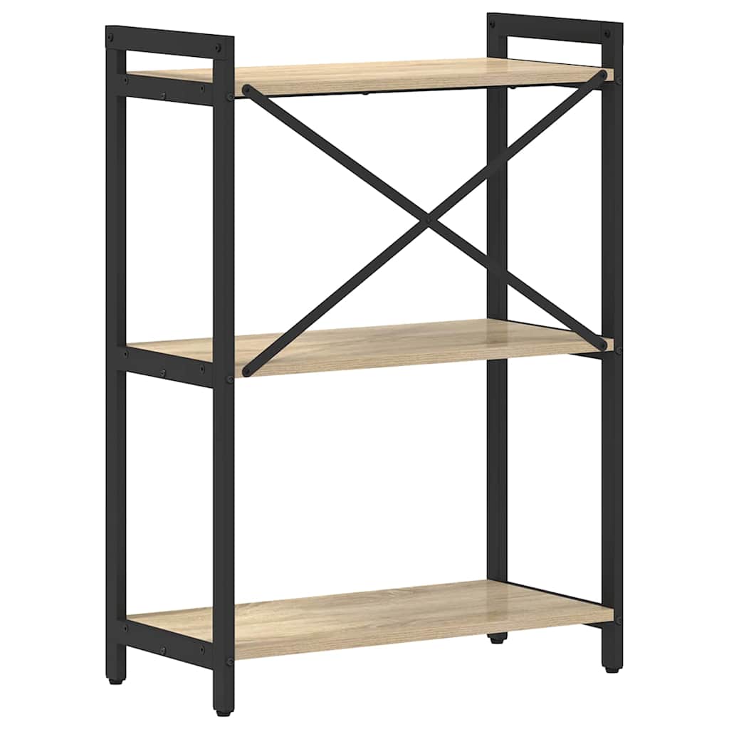 Hyllsystem Sonoma-ek 60 x 30 x 85 cm Konstruerat trä