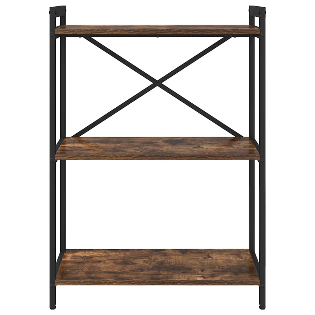 Hyllsystem Rökt ek 60 x 30 x 85 cm Konstruerat trä