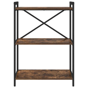 Hyllsystem Rökt ek 60 x 30 x 85 cm Konstruerat trä