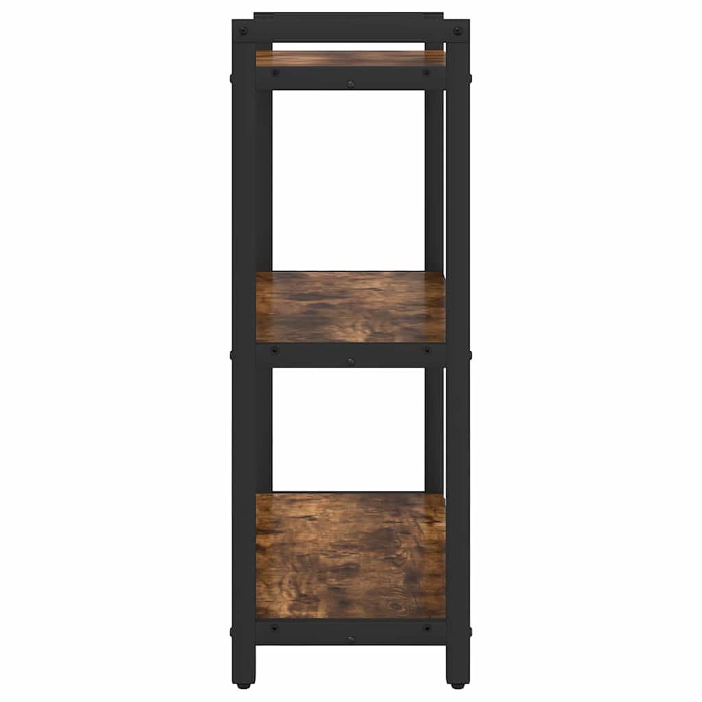 Hyllsystem Rökt ek 60 x 30 x 85 cm Konstruerat trä