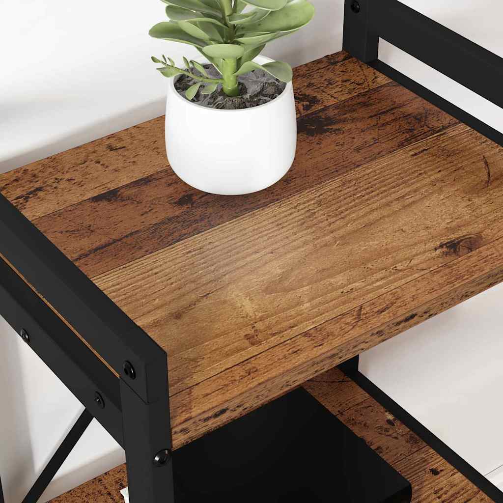 Hyllsystem Gammalt trä 60 x 30 x 85 cm Konstruerat trä