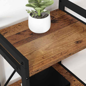 Hyllsystem Gammalt trä 60 x 30 x 85 cm Konstruerat trä