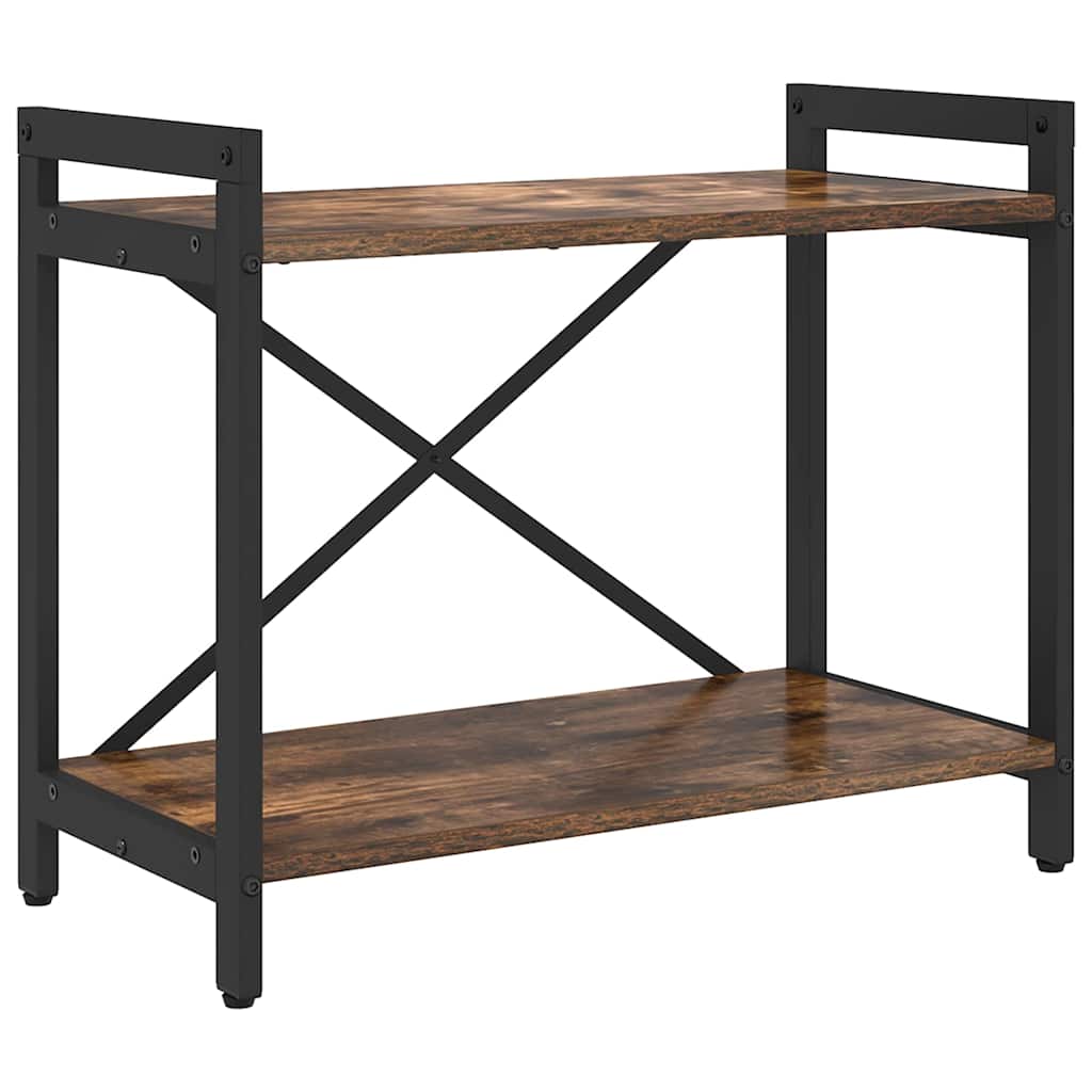 Bokhylla Rökfärgad ek 60 x 30 x 48.5 cm Konstruerat trä