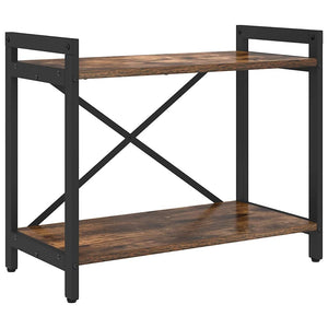 Hyllsystem Rökt ek 60 x 30 x 50 cm Konstruerat trä