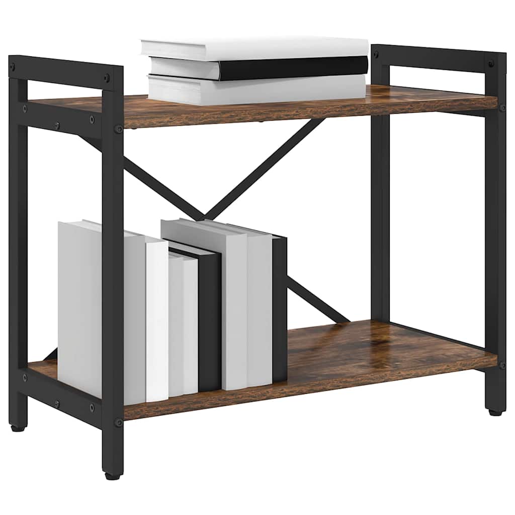 Hyllsystem Rökt ek 60 x 30 x 50 cm Konstruerat trä