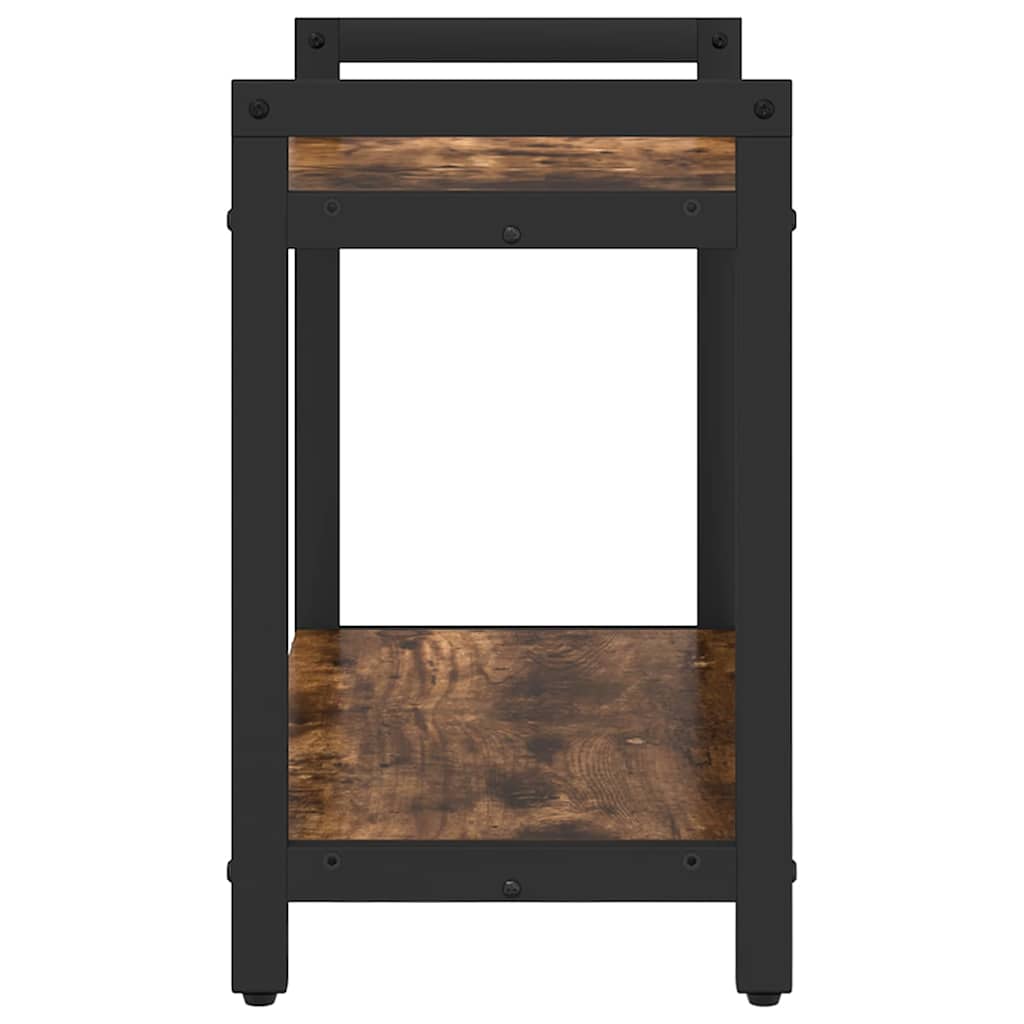 Hyllsystem Rökt ek 60 x 30 x 50 cm Konstruerat trä