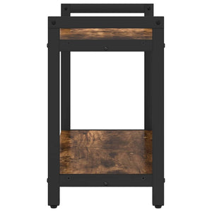 Hyllsystem Rökt ek 60 x 30 x 50 cm Konstruerat trä