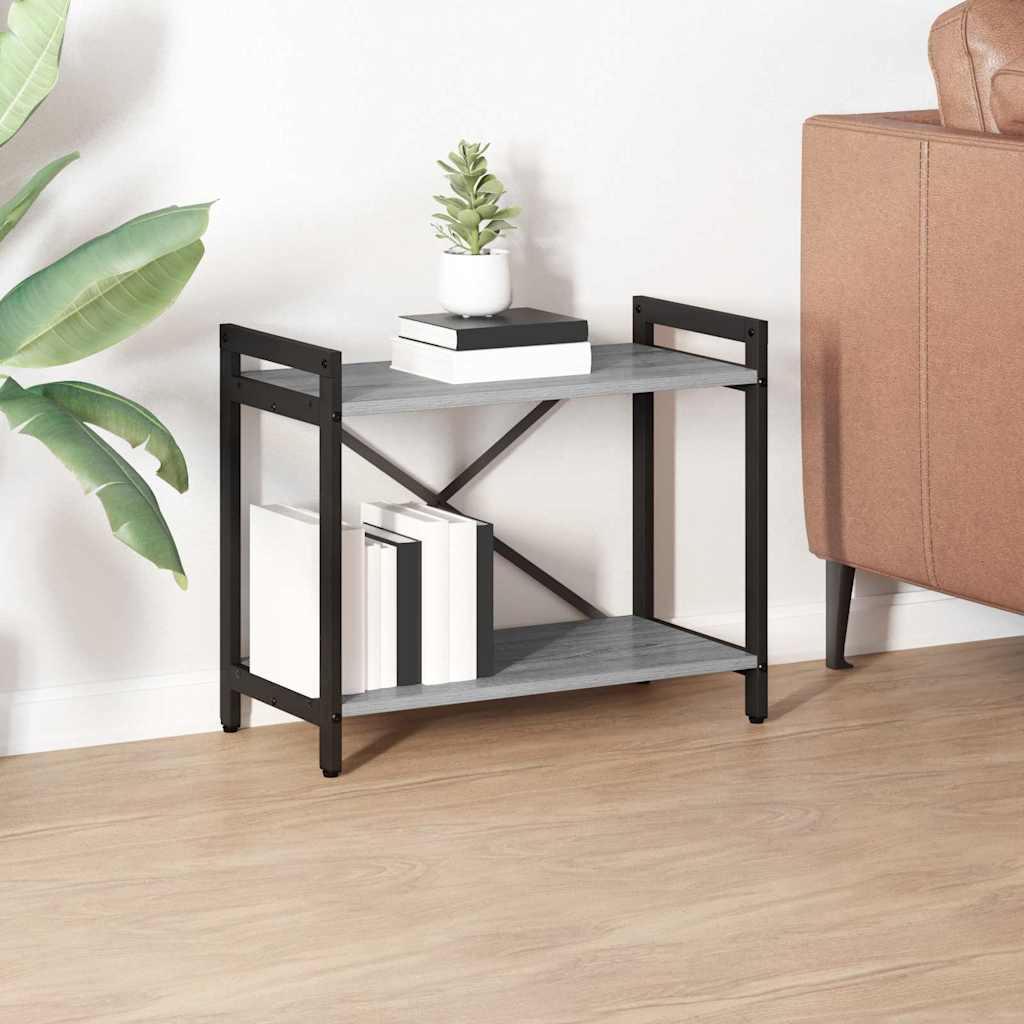 Hyllsystem 60 x 30 x 50 cm Konstruerat trä Grå sonoma