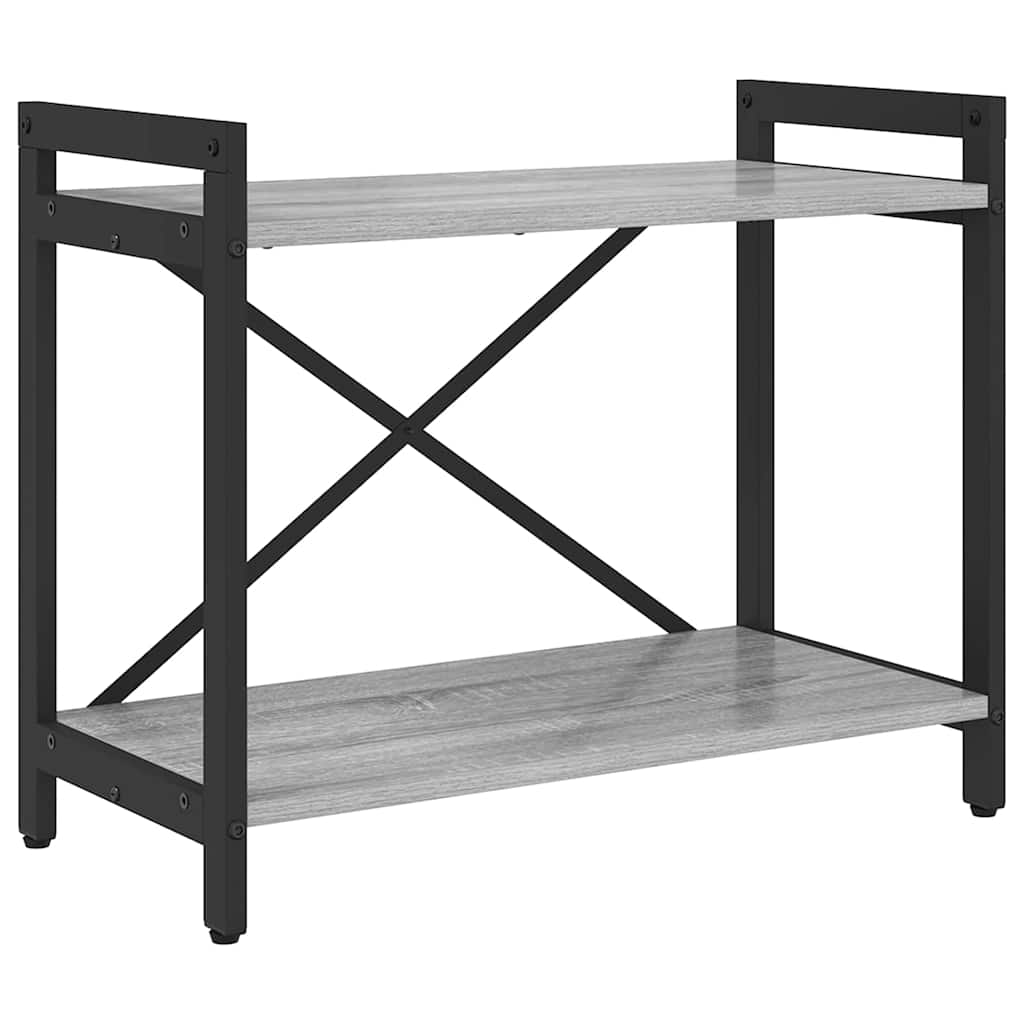 Hyllsystem 60 x 30 x 50 cm Konstruerat trä Grå sonoma