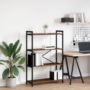 Hyllsystem Gammalt trä 80 x 30 x 120 cm Konstruerat trä