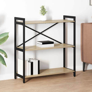 Hyllsystem Sonoma-ek 80 x 30 x 85 cm Konstruerat trä