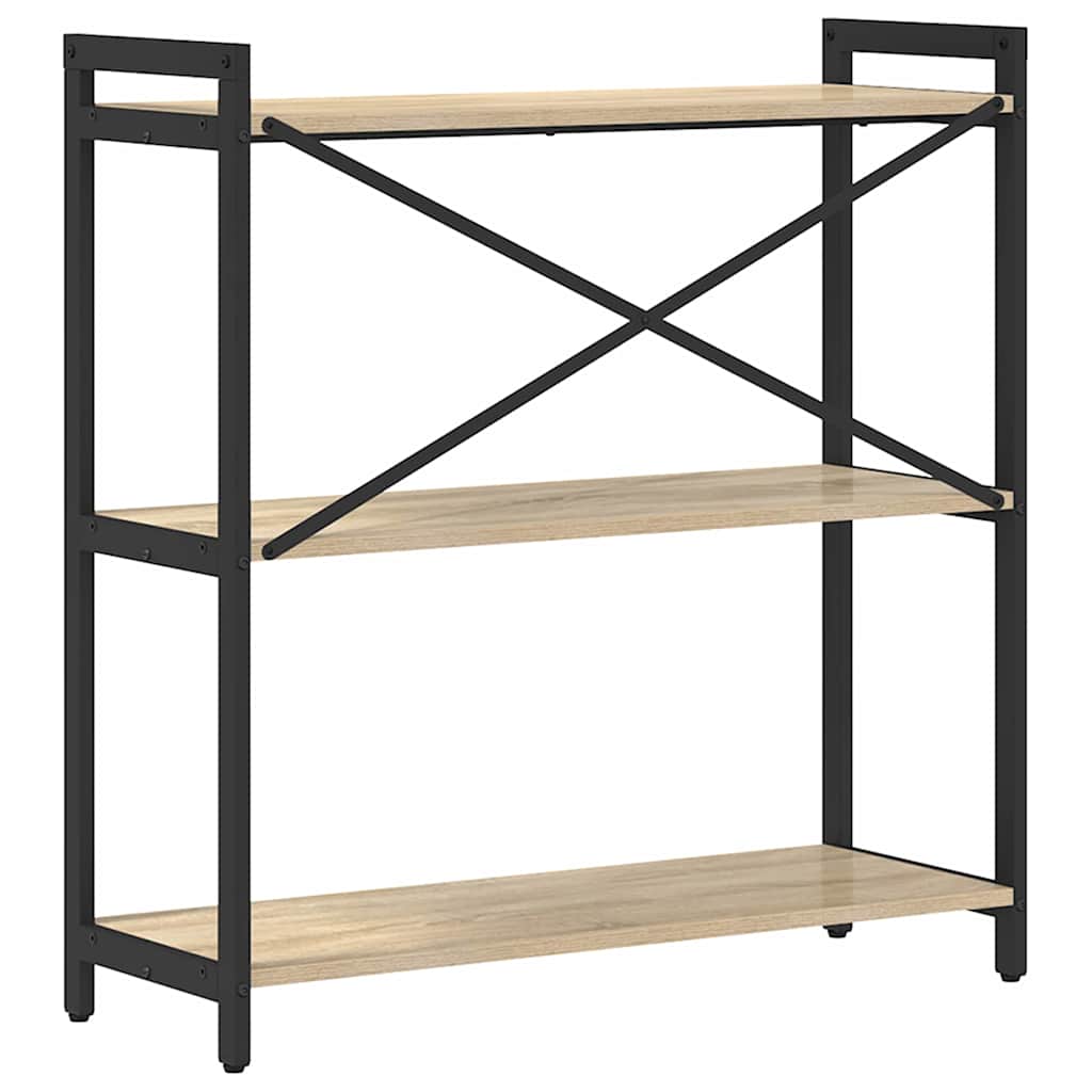 Hyllsystem Sonoma-ek 80 x 30 x 85 cm Konstruerat trä