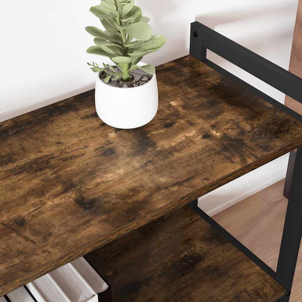 Hyllsystem Rökt ek 80 x 30 x 85 cm Konstruerat trä