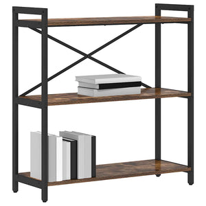 Hyllsystem Rökt ek 80 x 30 x 85 cm Konstruerat trä