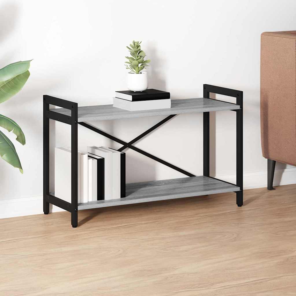 Hyllsystem 80 x 30 x 50 cm Konstruerat trä Grå sonoma