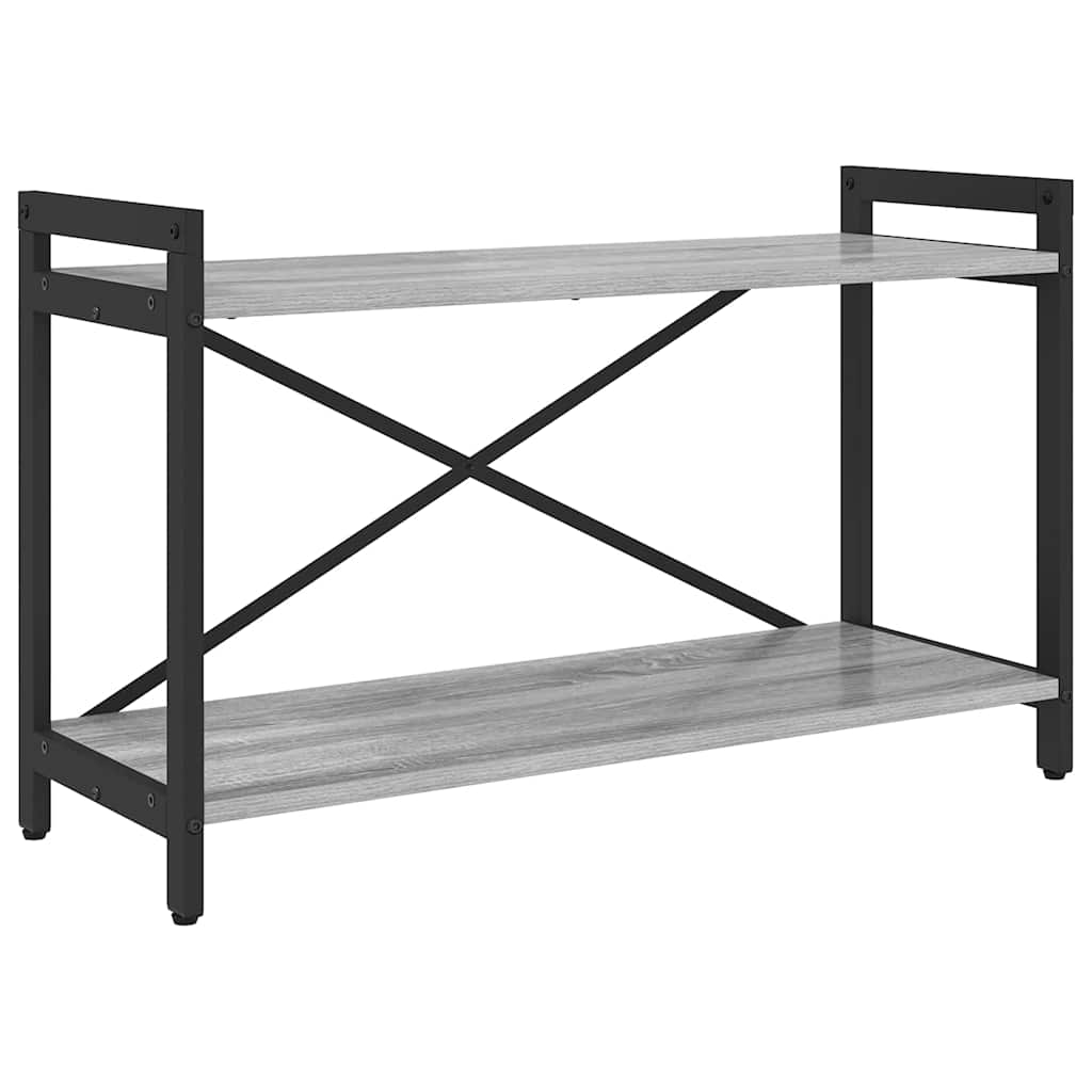 Hyllsystem 80 x 30 x 50 cm Konstruerat trä Grå sonoma