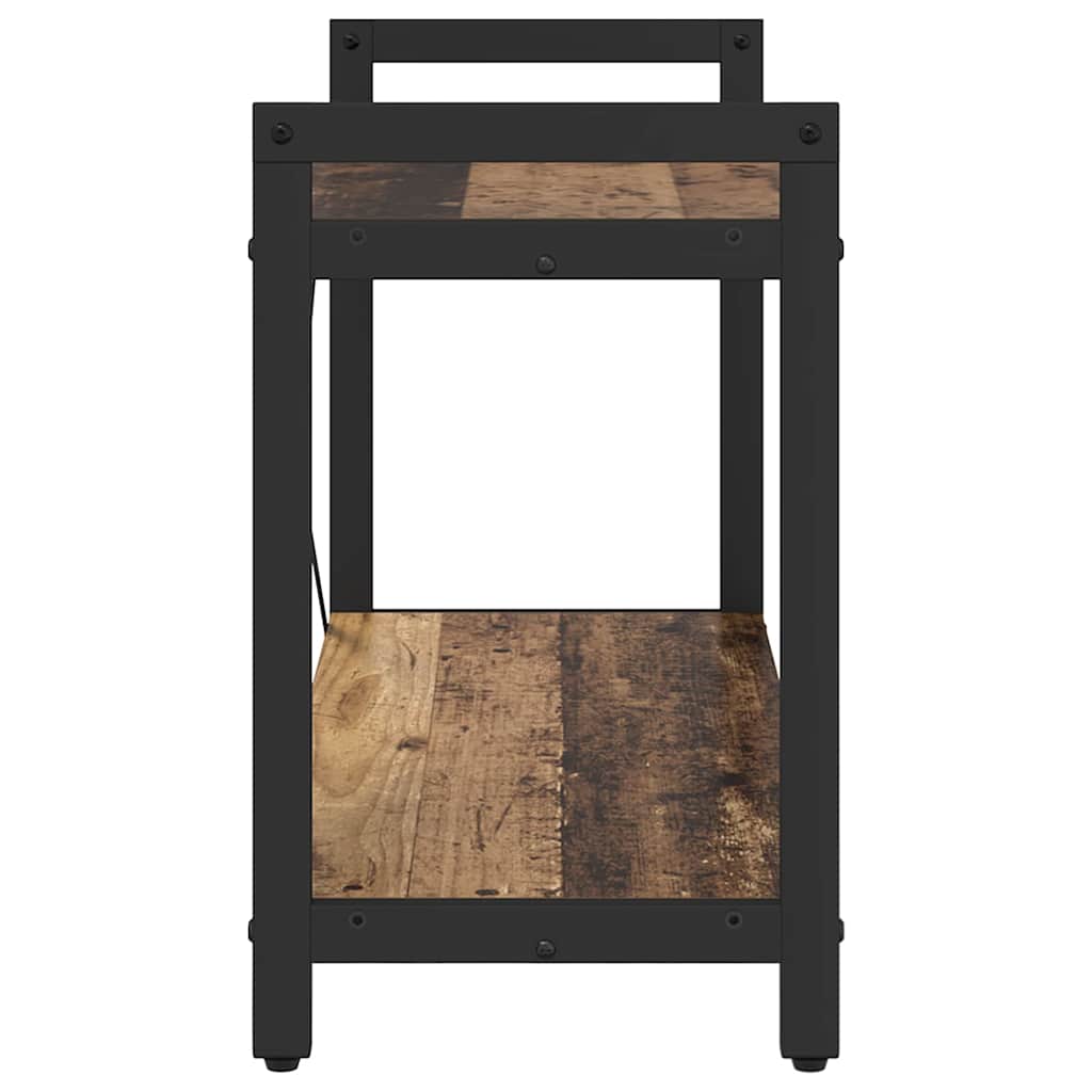 Hyllsystem Gammalt trä 40 x 30 x 85 cm Konstruerat trä