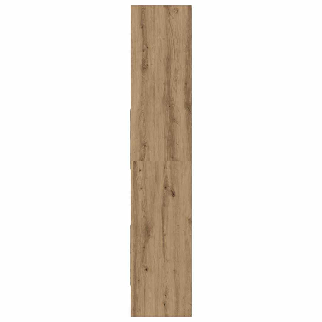 Bokskåp Artisan Ek 60 x 35 x 180 cm Konstruerat trä