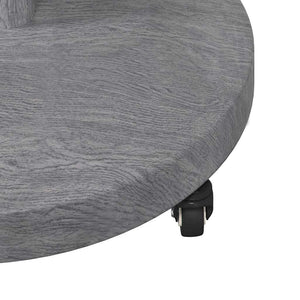 Parasollfot Mörk Grå Trälook 48 x 48 x 32 cm