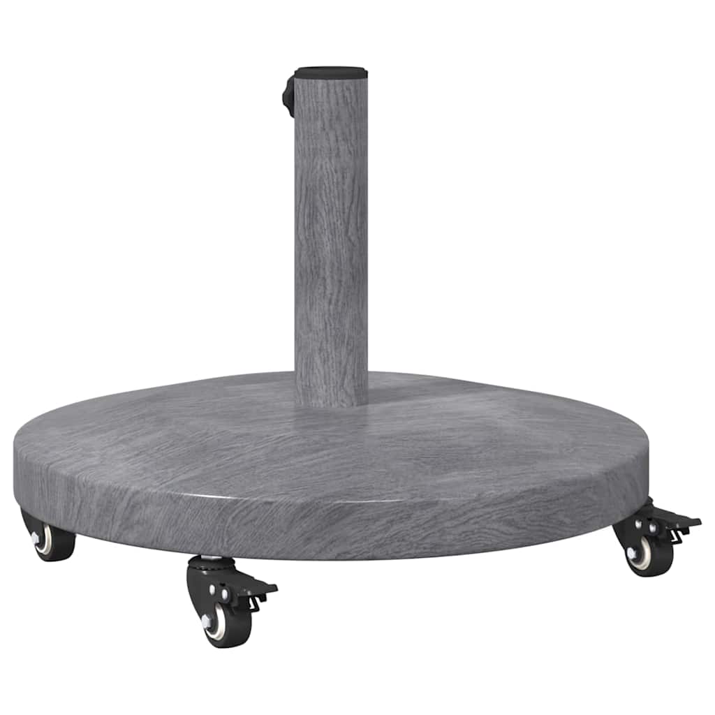 Parasollfot Mörk Grå Trälook 48 x 48 x 32 cm