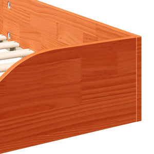 Sängram Vaxbrun 90 x 190 cm Massiv furu