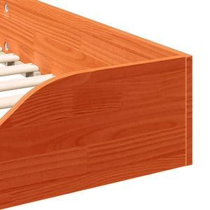 Sängram Vaxbrun 100 x 210 cm Massiv furu