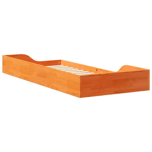 Sängram Vaxbrun 100 x 210 cm Massiv furu