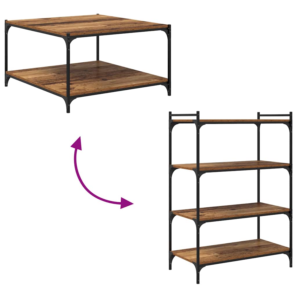 Bokhylla Bräda 4 pcs Brun 80 x 40 x 1,5 cm Konstruerat trä