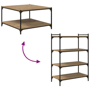 Bokhylla Bräda 4 pcs Brun 80 x 40 x 1,5 cm Konstruerat trä