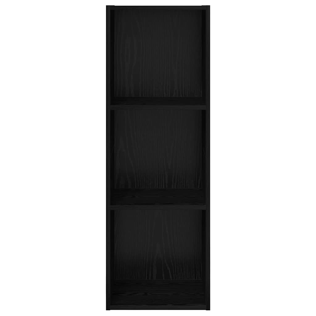 TV-bänkset Svart Ek 37 x 37 x 107 cm Konstruerat trä