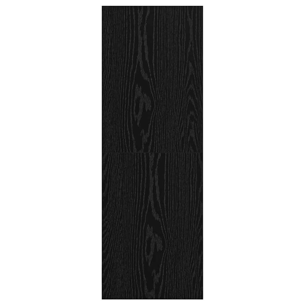 TV-bänkset Svart Ek 37 x 37 x 107 cm Konstruerat trä