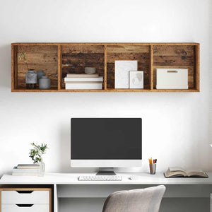 TV-bänkset Gammalt trä 37 x 37 x 142,5 cm Konstruerat trä